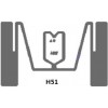 超高頻電子標簽  干/濕 Inlay  H51
