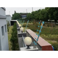 學校電子圍欄周界報警系統(tǒng) 校園圍墻脈沖圍欄