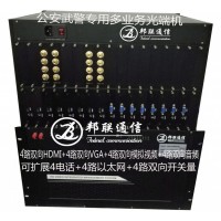 4路雙向VGA4路雙向HDMI4路雙向模擬視頻多業(yè)務(wù)高清光端機