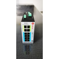 遐域千兆4光8電工業環網交換機